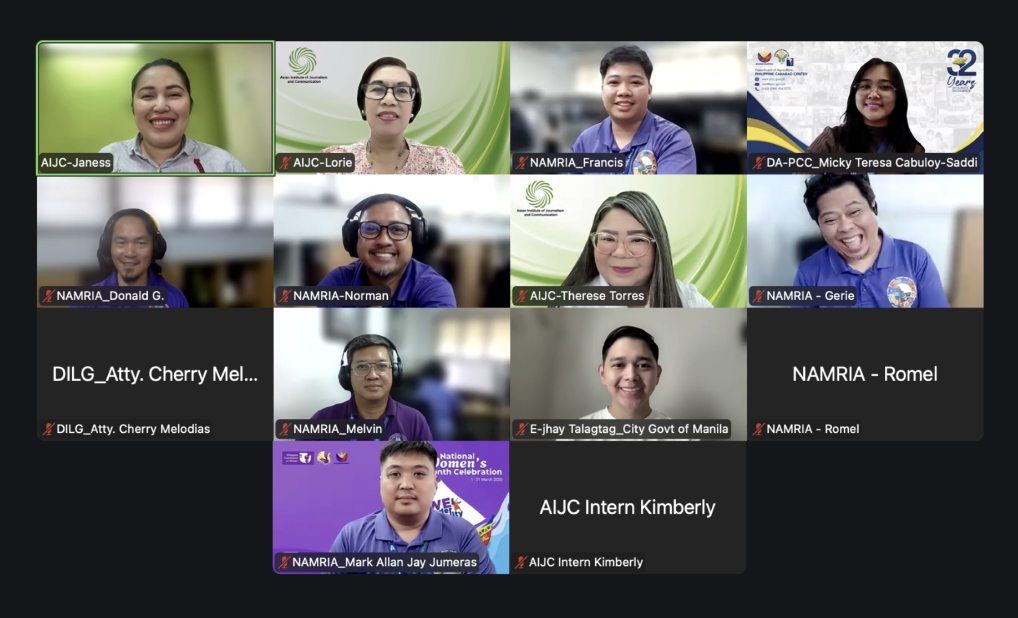 Master Class: Role of Social Media in Public Communication March 11, 2026 This three-hour session focused on aligning social media initiatives with organizational goals. Participants came from agencies such as the National Mapping and Resource Information Authority (NAMRIA), Department of the Interior and Local Government (DILG), Department of Agriculture Philippine Carabao Center, and the City Government of Manila.